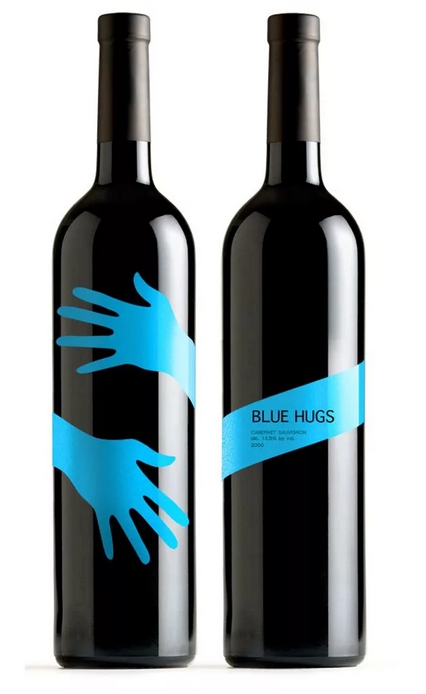 дизайн бутылки вина